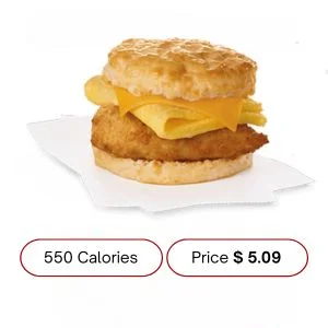 Chicken, Egg & Cheese Biscuit