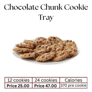 Chocolate Chunk Cookie Tray