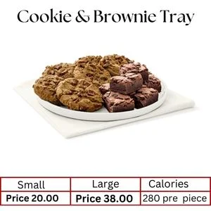 Cookie & Brownie Tray Fudge Brownie Tray