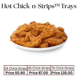 Hot Chick-n-Strips™ Trays