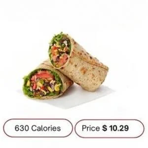 Southwest Veggie Wrap