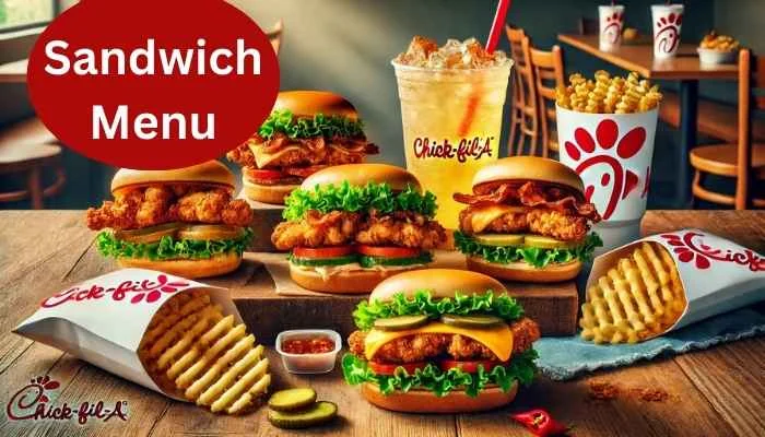 Chick fil a Sandwich Menu