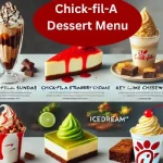 dessert menu