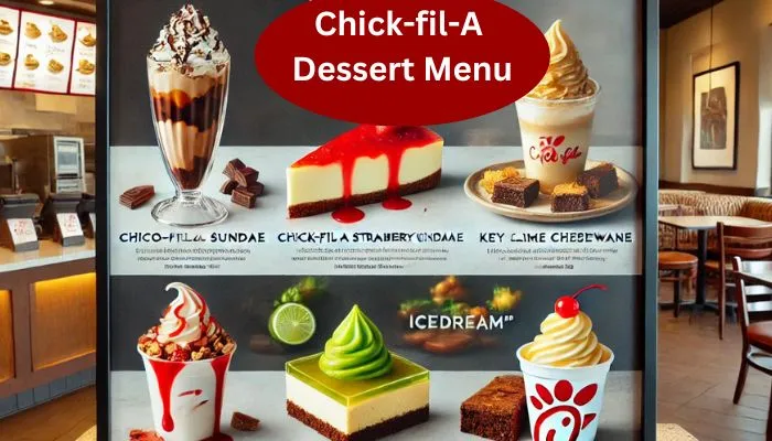 dessert menu