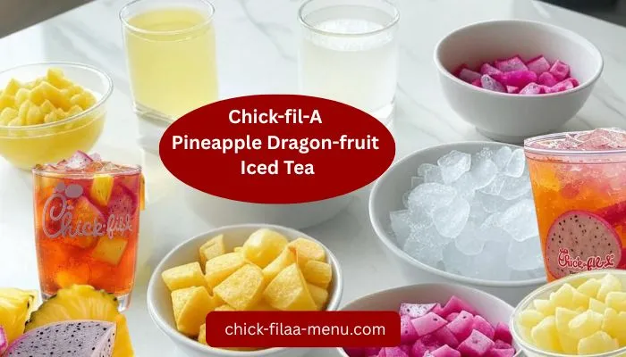 Chick-fil-A Pineapple Dragonfruit Iced Tea 3 Chick-fil-A Pineapple Dragonfruit Iced Tea