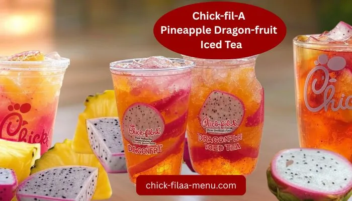 Chick-fil-A Pineapple Dragonfruit Iced Tea 2 Chick-fil-A Pineapple Dragonfruit Iced Tea