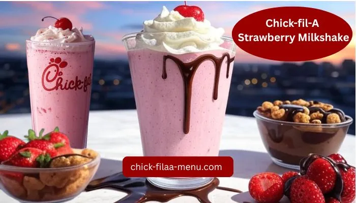 Chick-fil A strawberry Milkshake