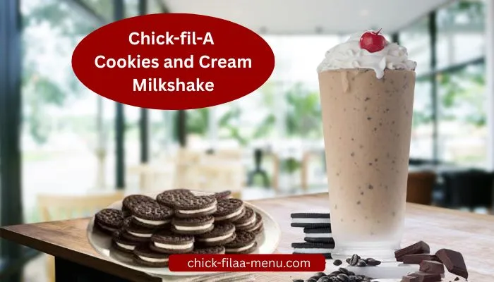 Chick-fil-A Cookies and Cream Milkshake