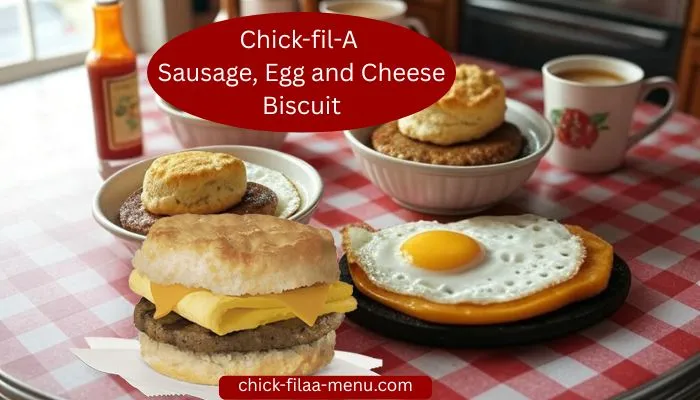 Chick-fil-A Sausage, Egg & Cheese Biscuit