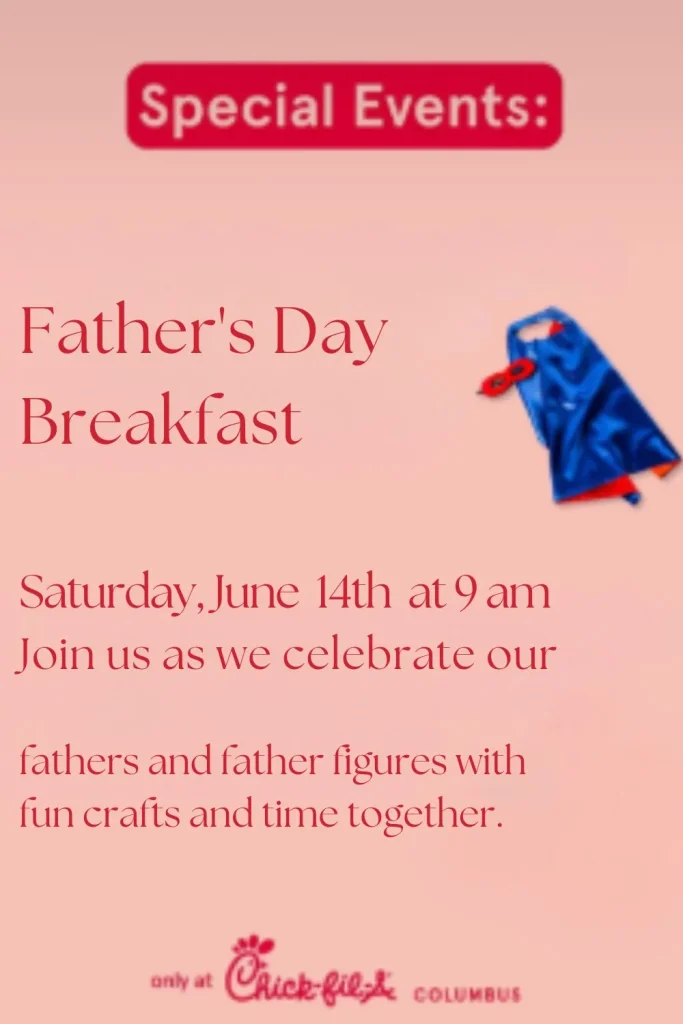 Chick-filA fathers day