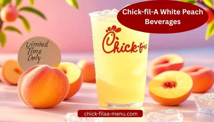 Chick-fil-A White Peach Beverages