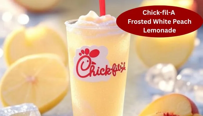 Chick-fil-A Frosted White Peach Lemonade