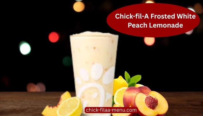 Chick-fil-A Frosted White Peach Lemonade