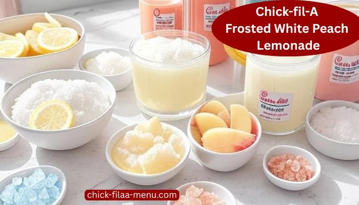 Chick-fil-A Frosted White Peach Lemonade