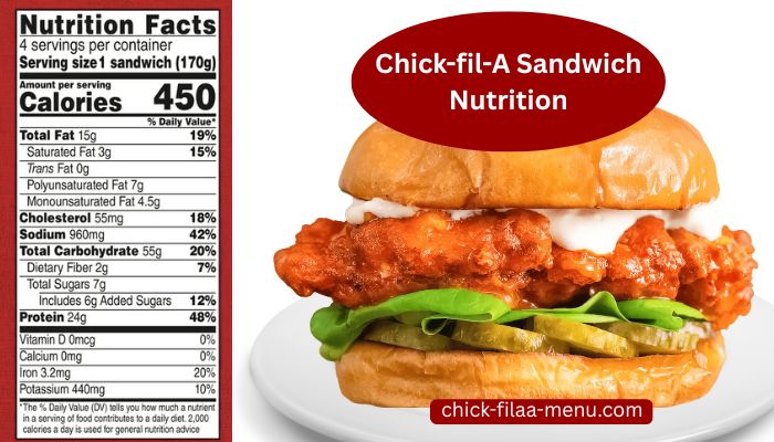 Chick-fil-A Sandwich Nutrition