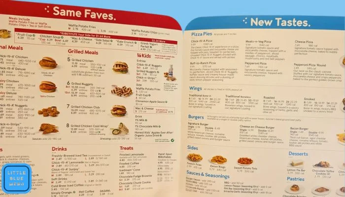 Chick-fil-A Little Blue Menu
