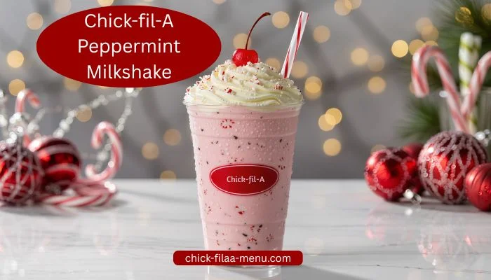 Chick-fil-A Peppermint Milkshake